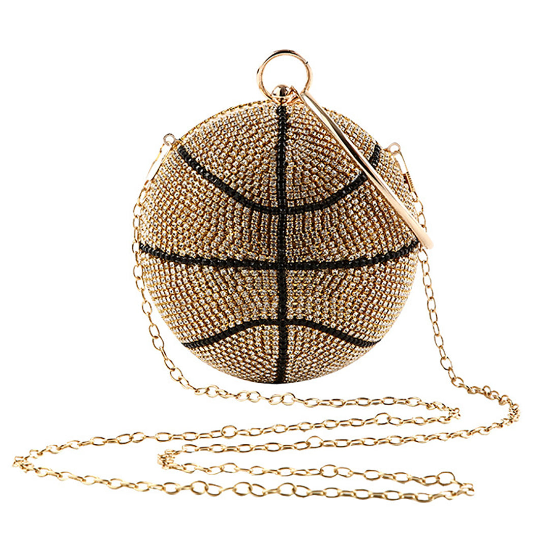 Fashion Shiny Basketball-shape Handbags