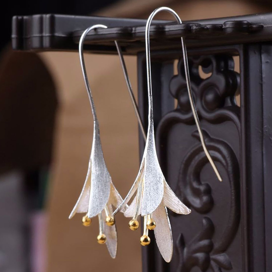 Female Vintage Flower Earrings