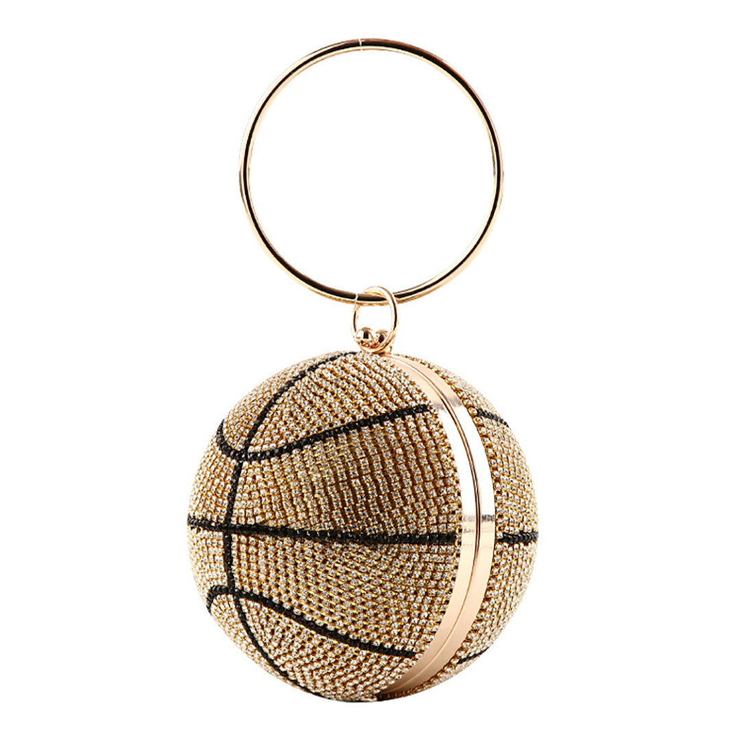 Fashion Shiny Basketball-shape Handbags