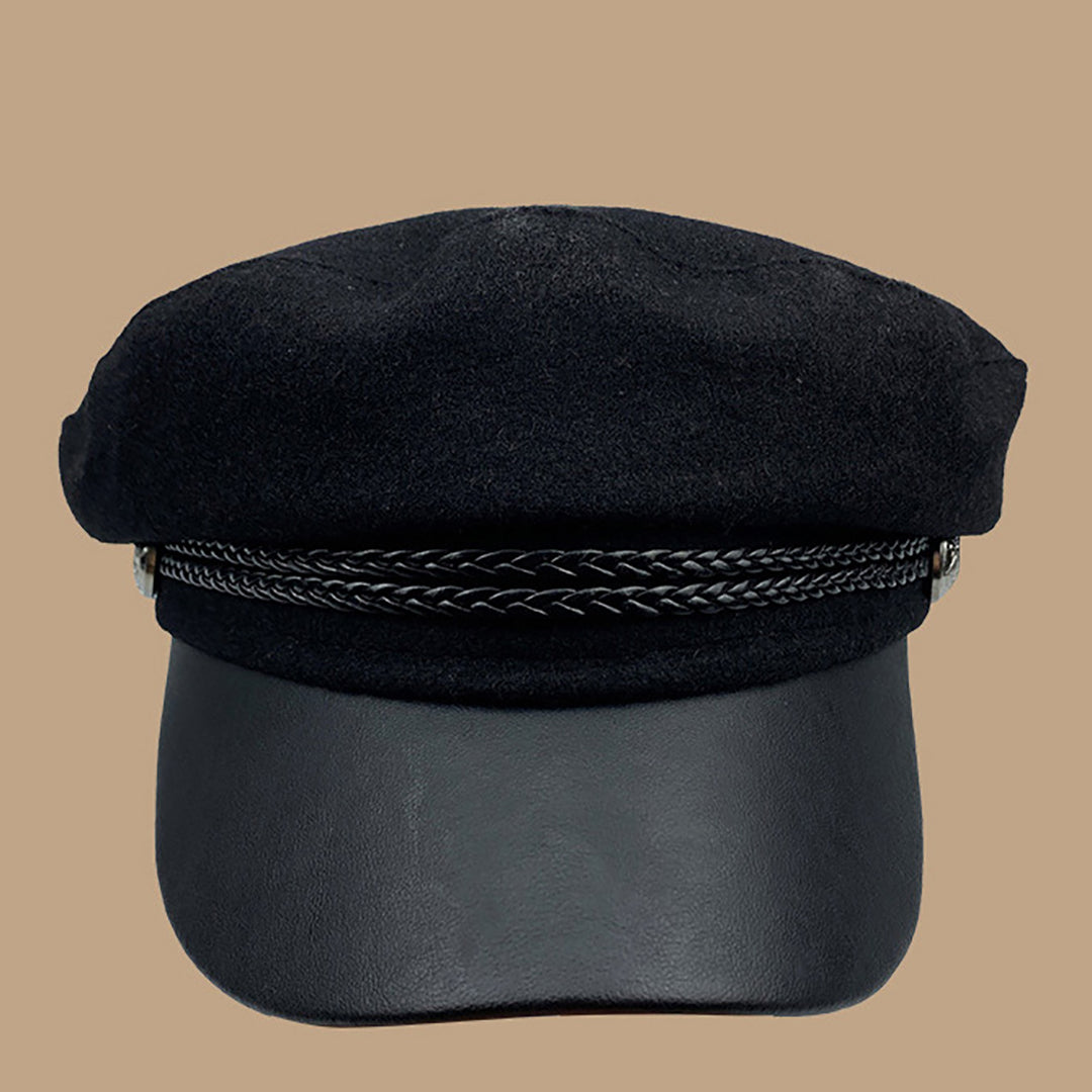 Female Stylish Solid Color French Beret Cap