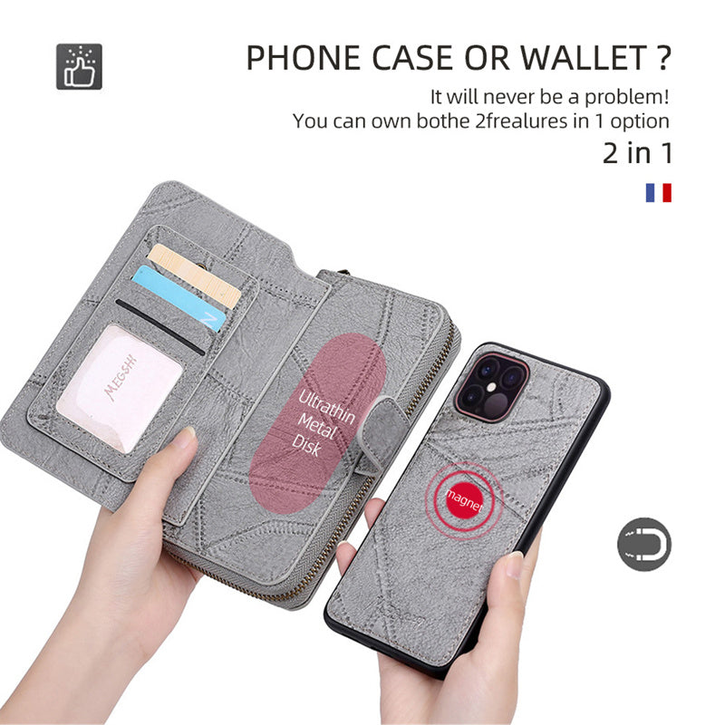Multi-Function Phone Case Holder Wallet 2-in-1 For iphone & Samsung Galaxy
