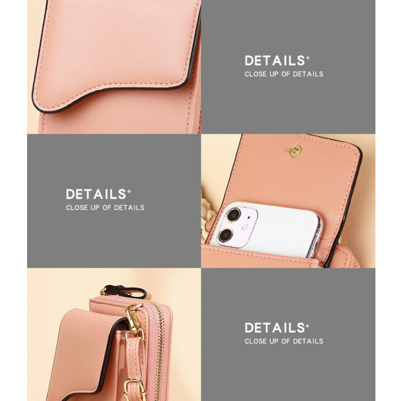 Fashion Vertical Wallet Shoulder Bag