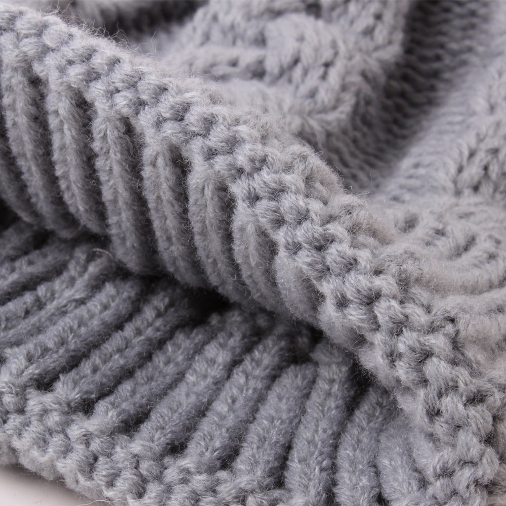 2PCS Winter Fashion Parent-child Knit Hat
