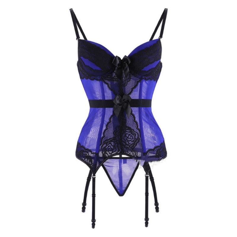 Lace Plus Size Push-Up Corset Suit