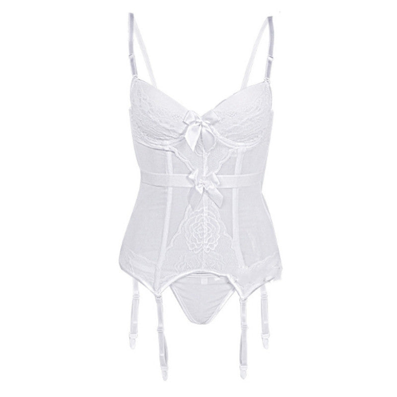 Lace Plus Size Push-Up Corset Suit
