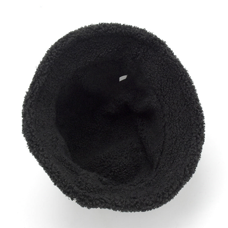 Elegant Sequined Cotton Wool Warm Basin Hat