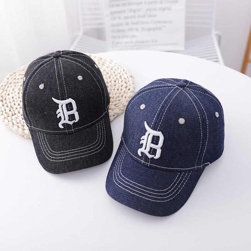 Alphabet Embroidery Parent-child Baseball cap