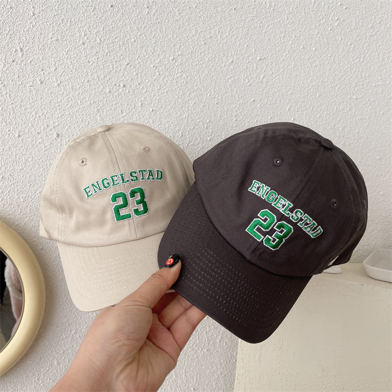 Embroidered 23 Number Cotton Baseball Cap