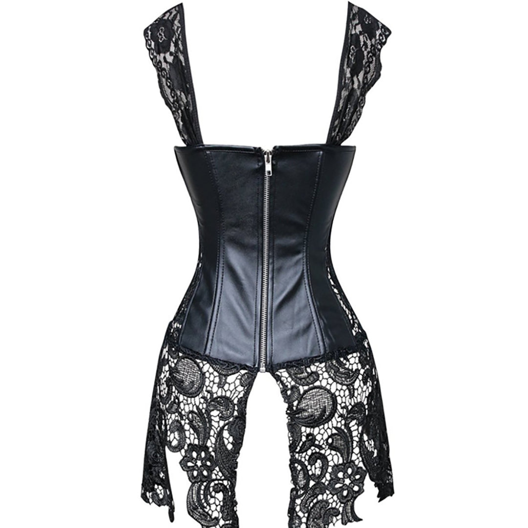 Women  Waist Trainer Body Shaper Zipper Bustiers