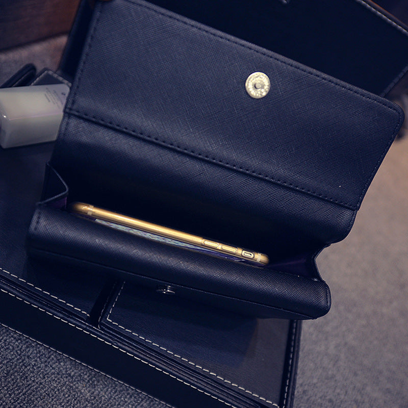 Punk Studded Long Wallet