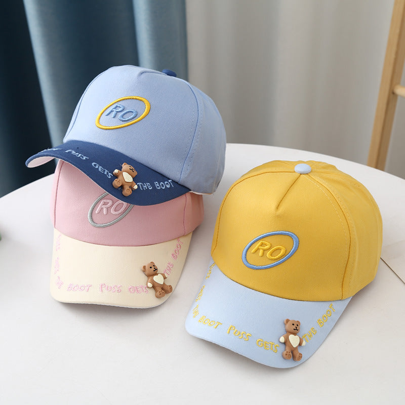 Bear Colorblock Children's Baseball Cap