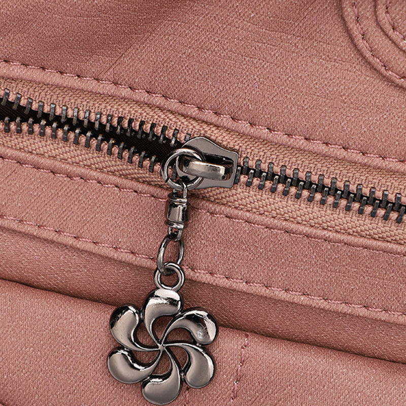 Fashion Large-Capacity Washed PU Shoulder Bag