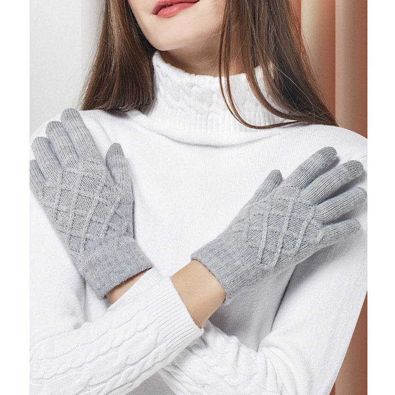 Windproof Knitted Touchscreen Warm Gloves