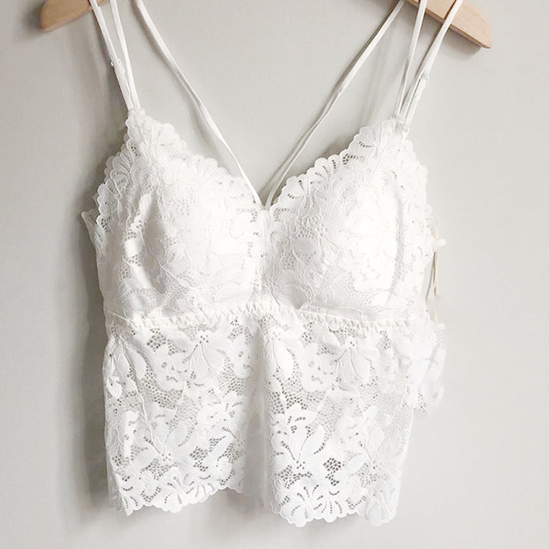 Lace Sexy Back Camisole Bra