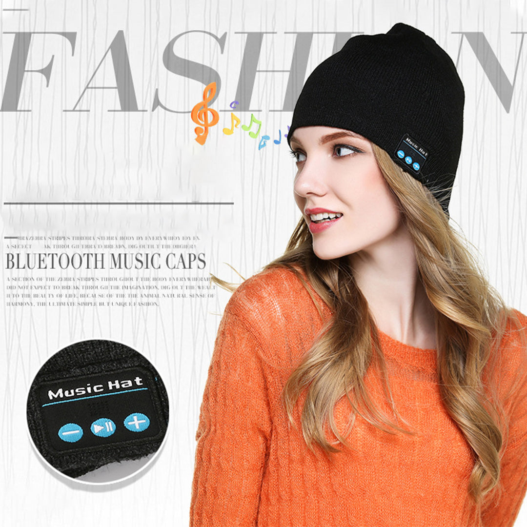 Winter Bluetooth Music Hat Wireless Earphone Knitted Hat