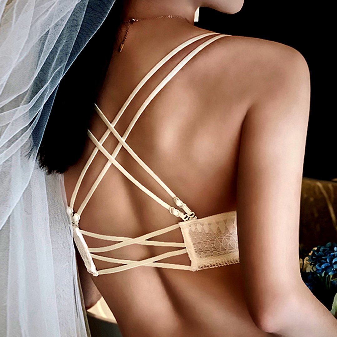 Ziibras™ Sexy Back Lace Front Closure Bra