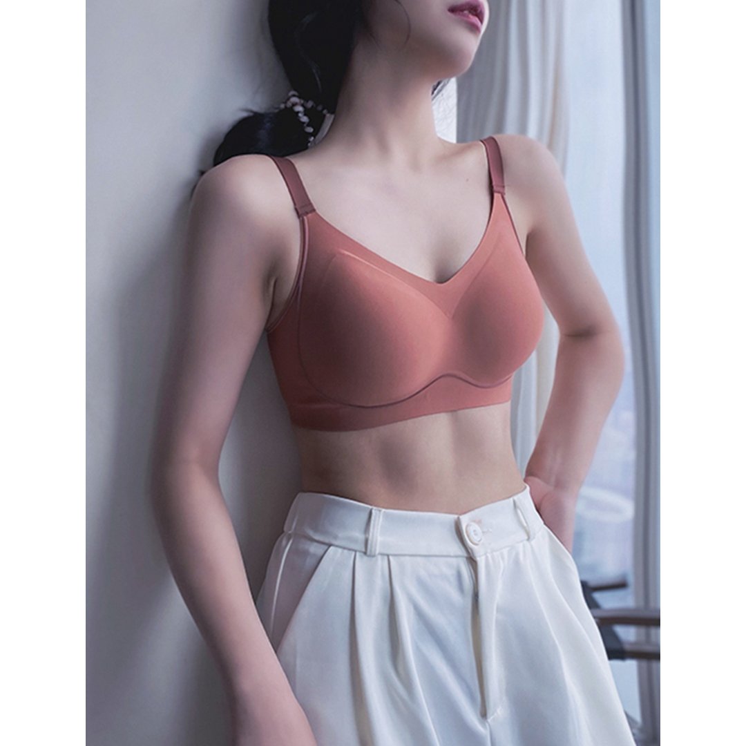 Seamless Wirefree Removable Paddings Bra