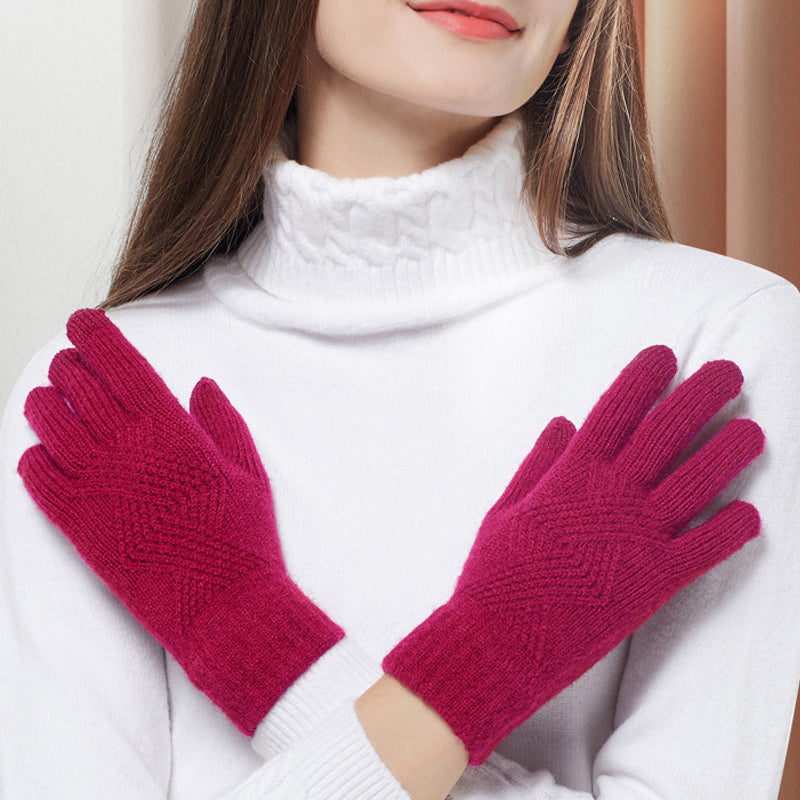 Winter Knitted Windproof Touchscreen Warm Gloves