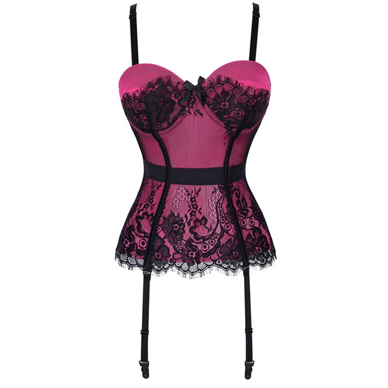 Wired Push Up Lace Corset