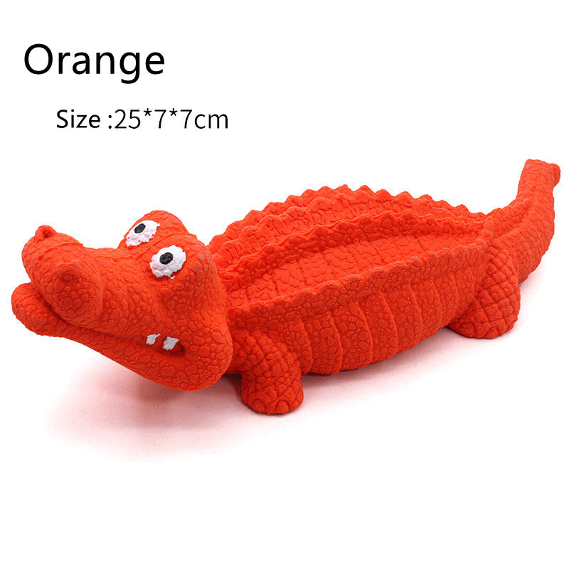 Grinding Teeth To Relieve Boredom Crocodile Rubber Toy