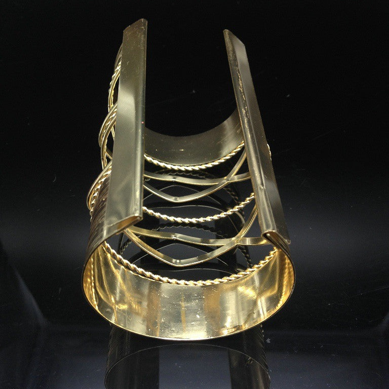 Punk Women Metallic Long  Bangle