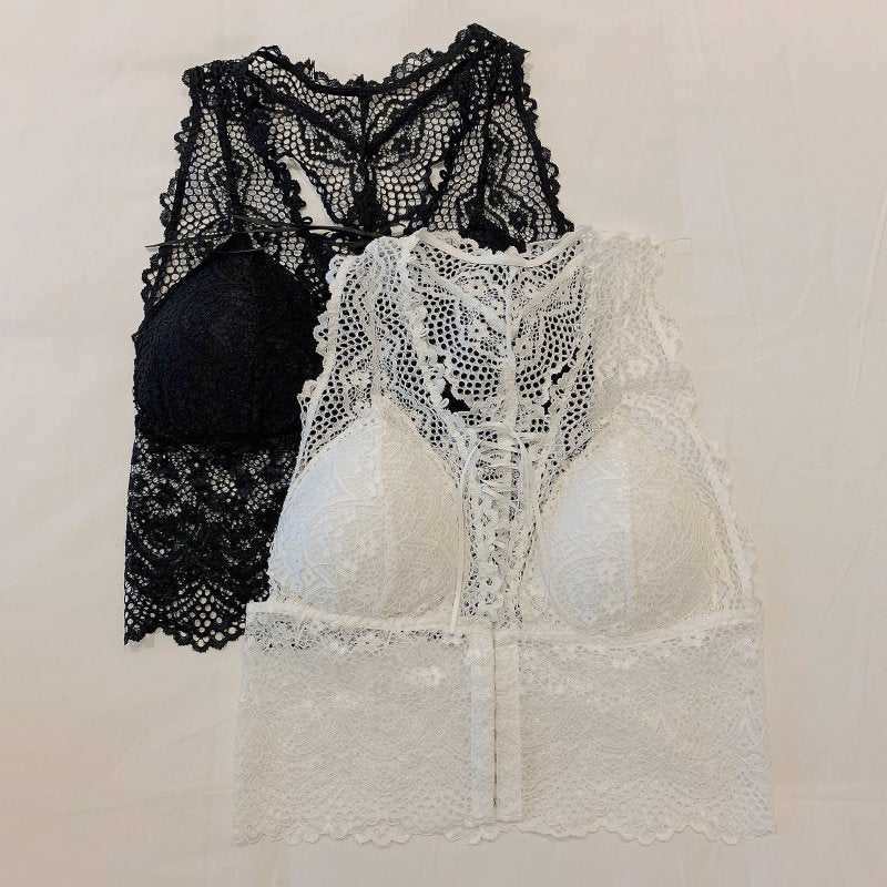 Lace V-neck Hollow Camisole