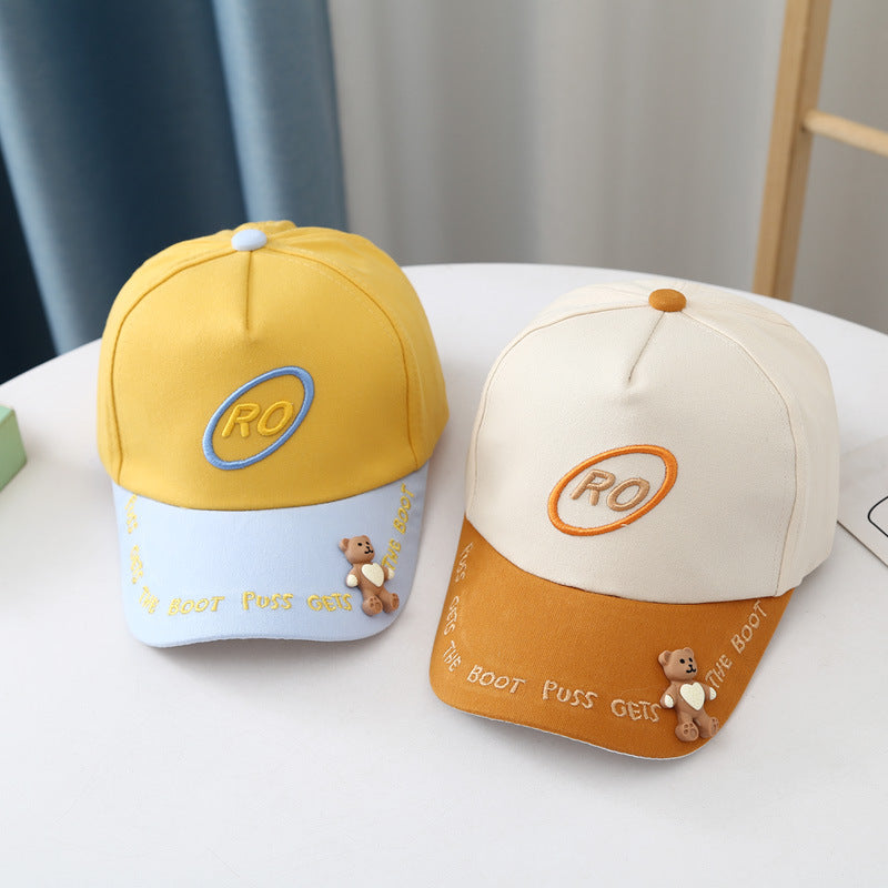 Bear Colorblock Children's Baseball Cap