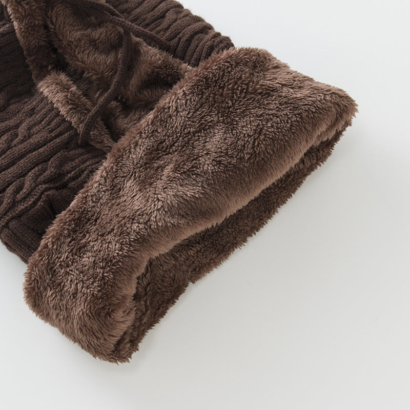Ziibras™ Adjustment Knitted Scarf Ear Hat