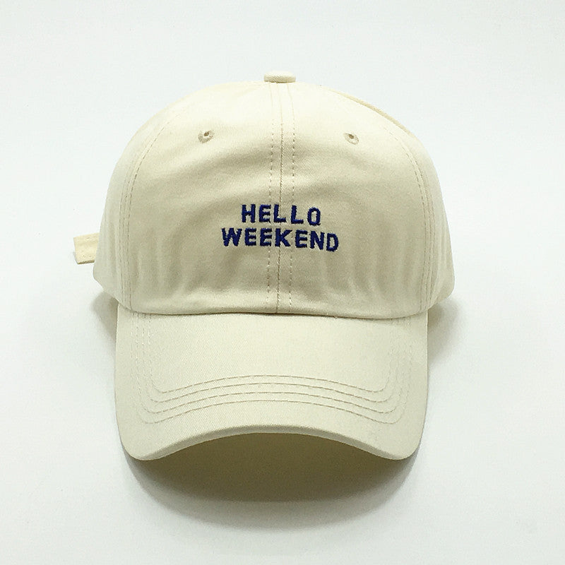 Casual Embroidered Sun-shade Baseball Cap