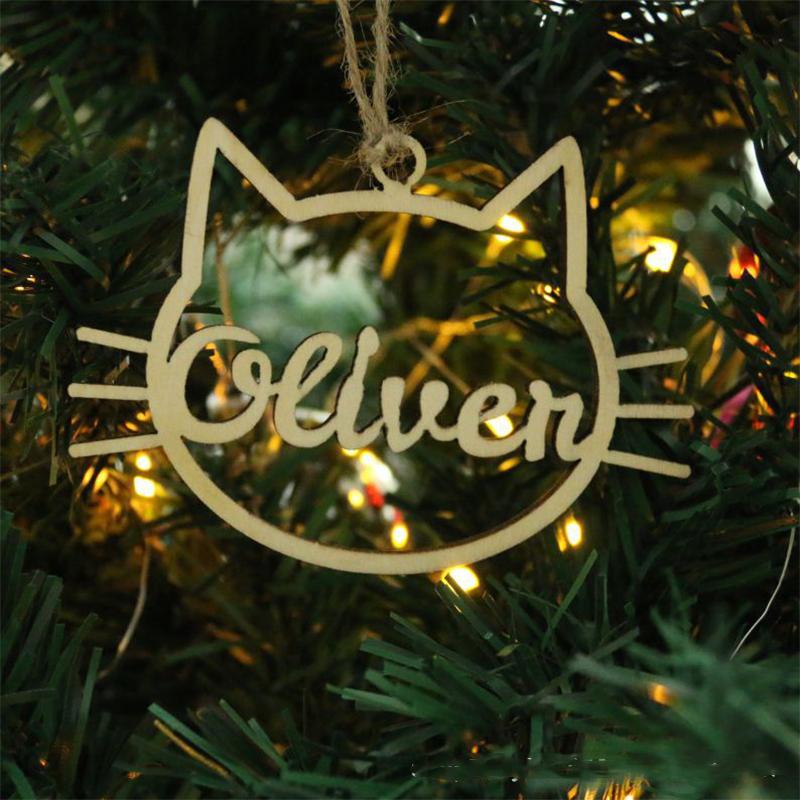 Personalized Pet Christmas Tree Decorations Cute Ornaments (Add Order Details)