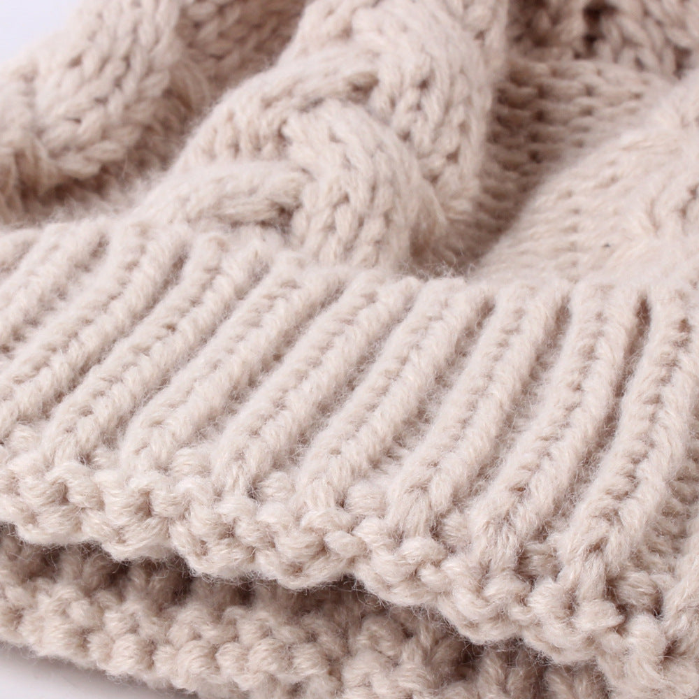 2PCS Winter Fashion Parent-child Knit Hat
