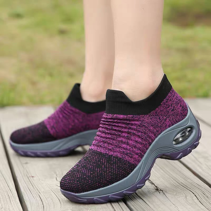 Air Cushion Socks Shoes Flying Knit Sneakers