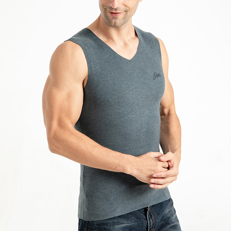 Traceless Thermal Vest Heating Thicken Fleece Bottom Top