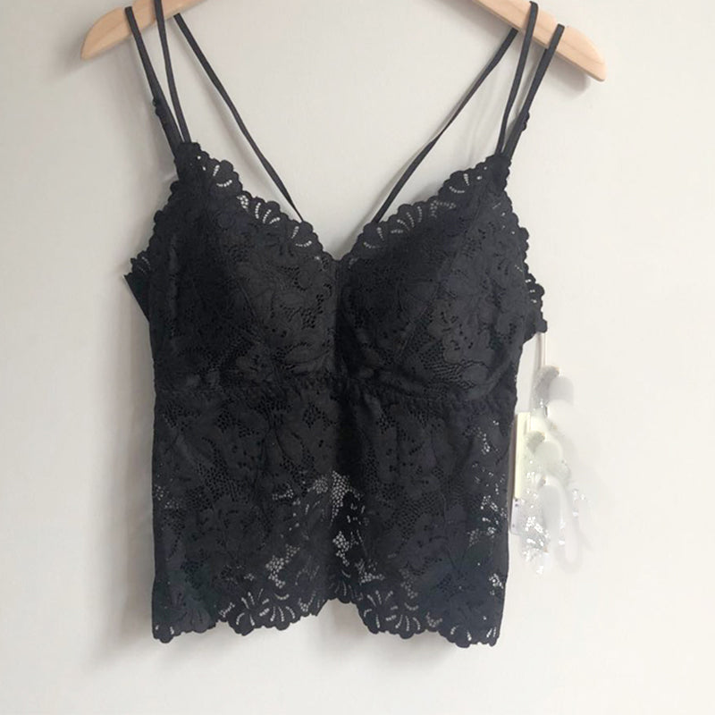 Lace Sexy Back Camisole Bra