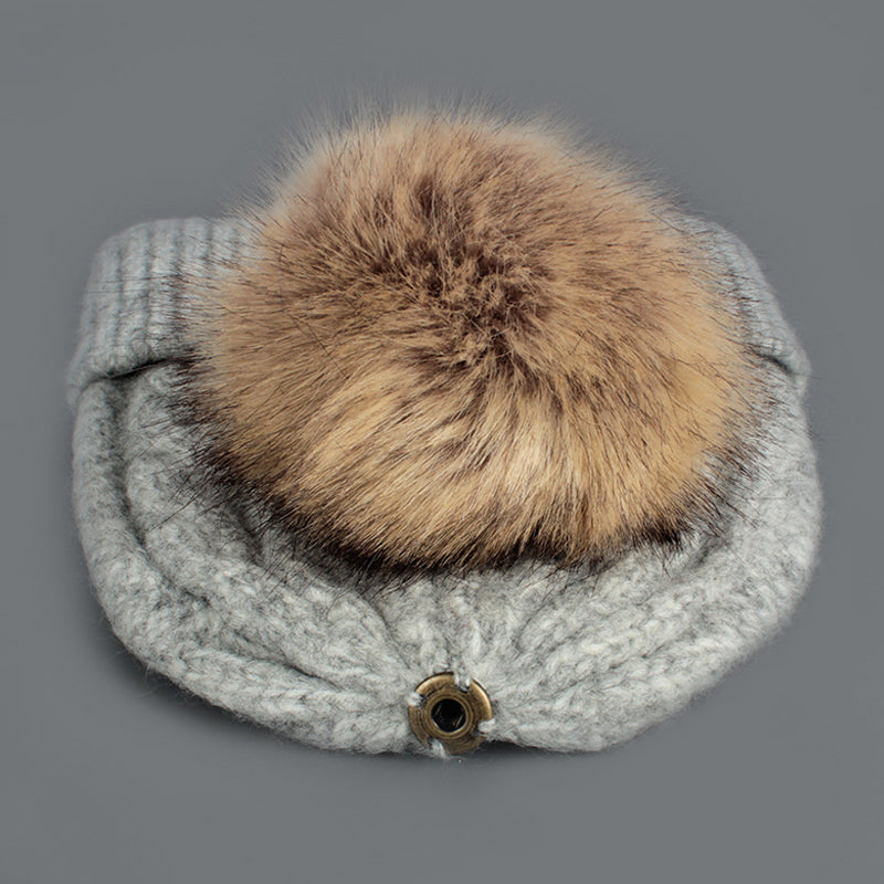 Winter Breathable Windproof Knitted Warm Hat
