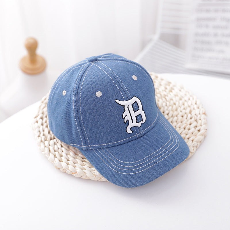 Alphabet Embroidery Parent-child Baseball cap