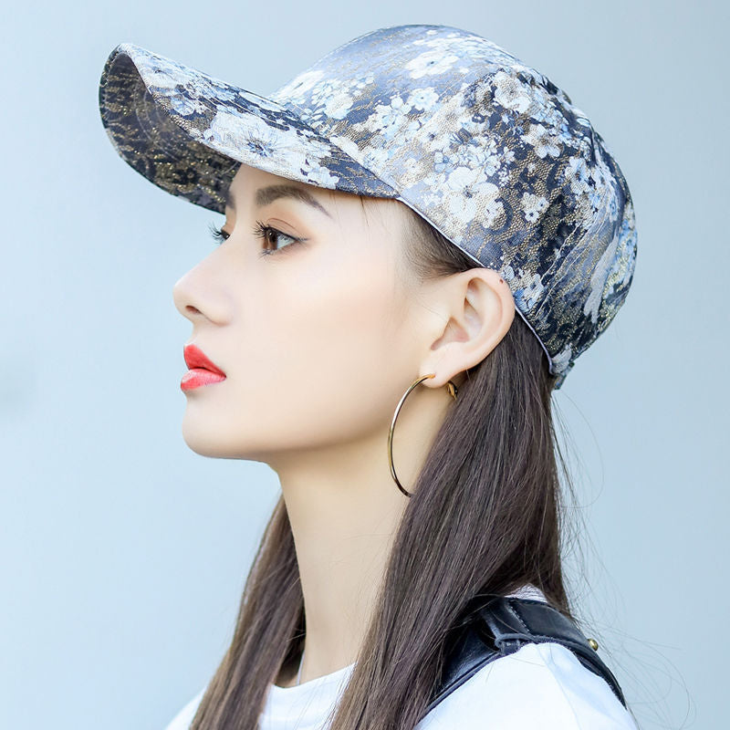 Versatile Floral Patterned Cap