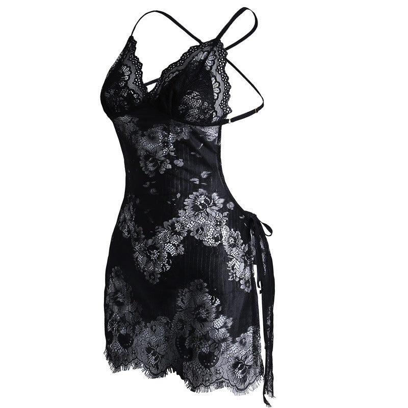 Sexy Pajamas Side Tie Erotic Lingerie