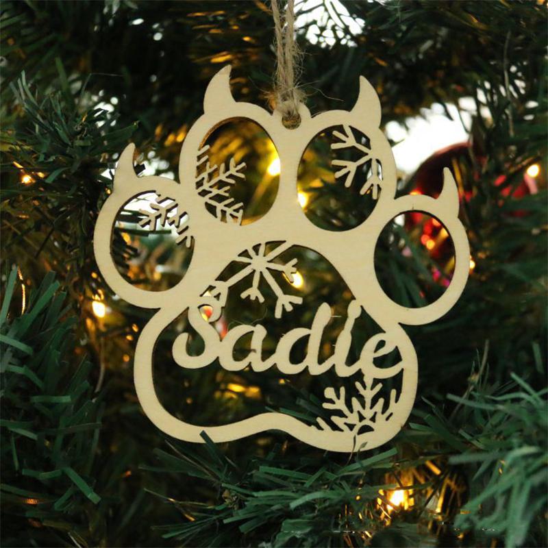 Personalized Pet Christmas Tree Decorations Cute Ornaments (Add Order Details)