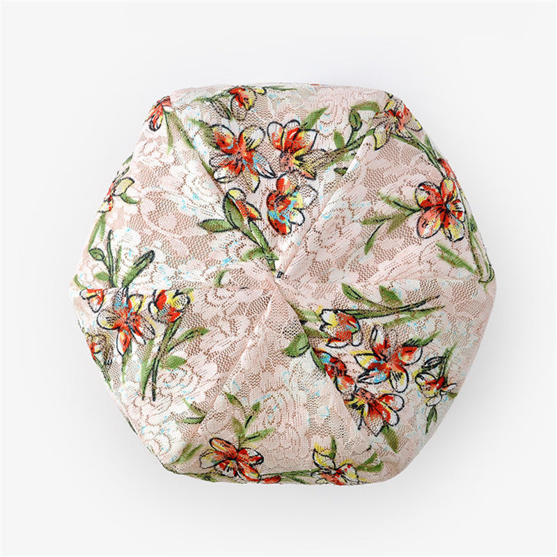 Thin Lace Top Flower Cap