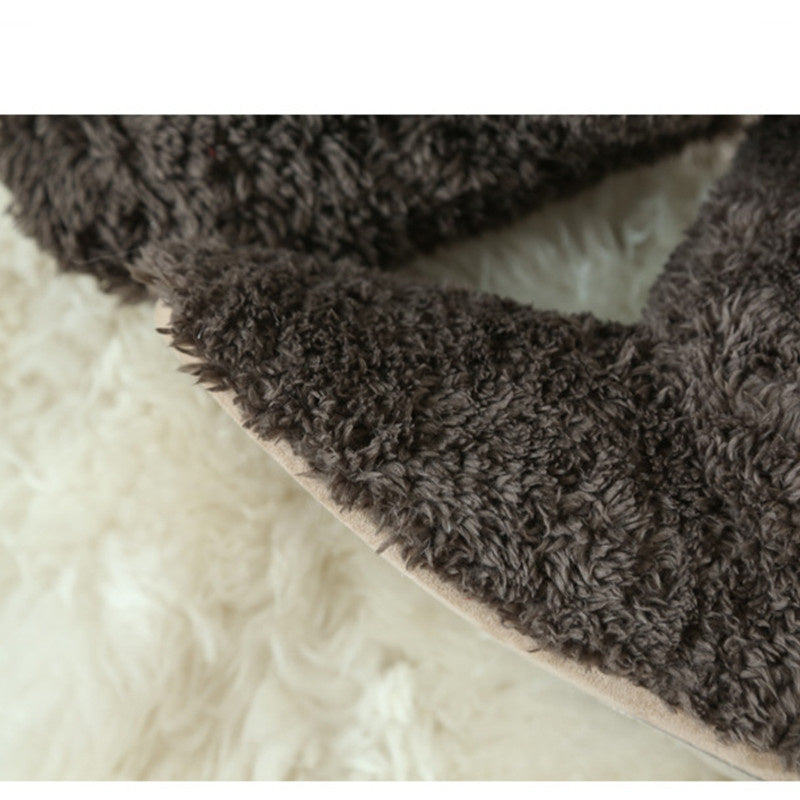 High boots with coral velvets for warmth