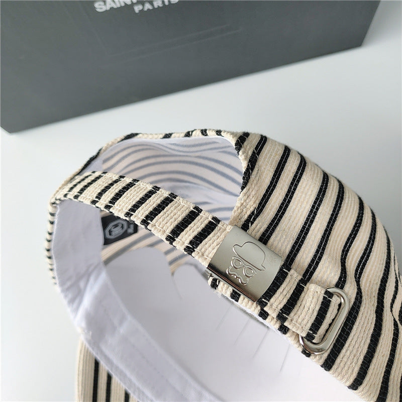 Stripe Contrast Baseball Cap