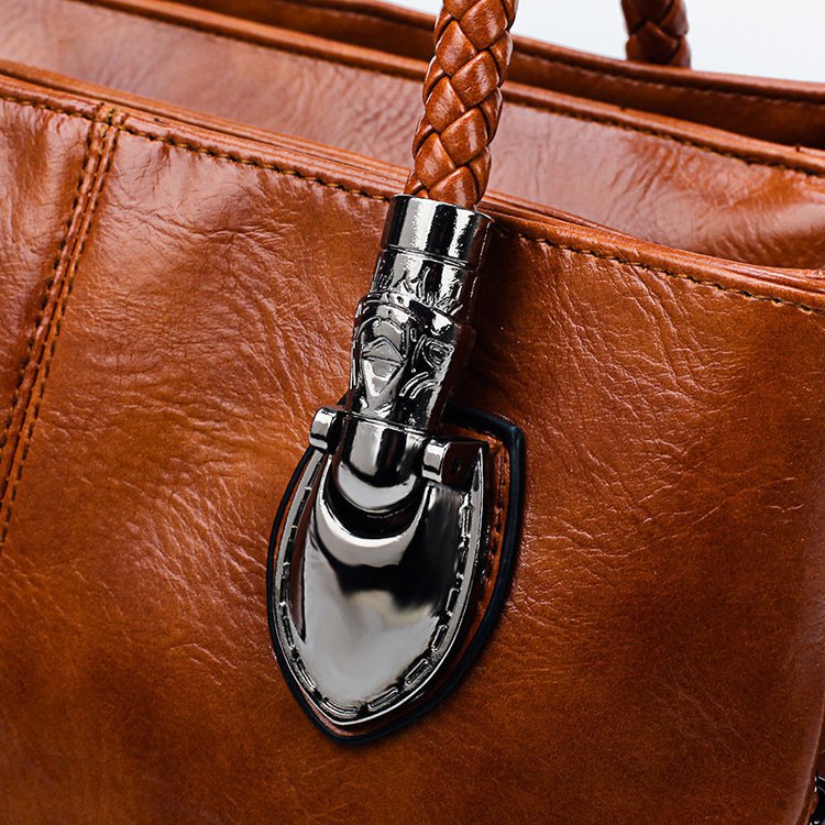 Retro Boston Soft PU Shoulder Bag Handbag For Daily