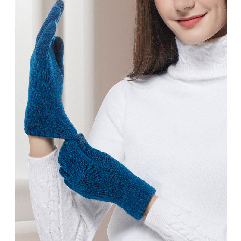 Winter Knitted Windproof Touchscreen Warm Gloves