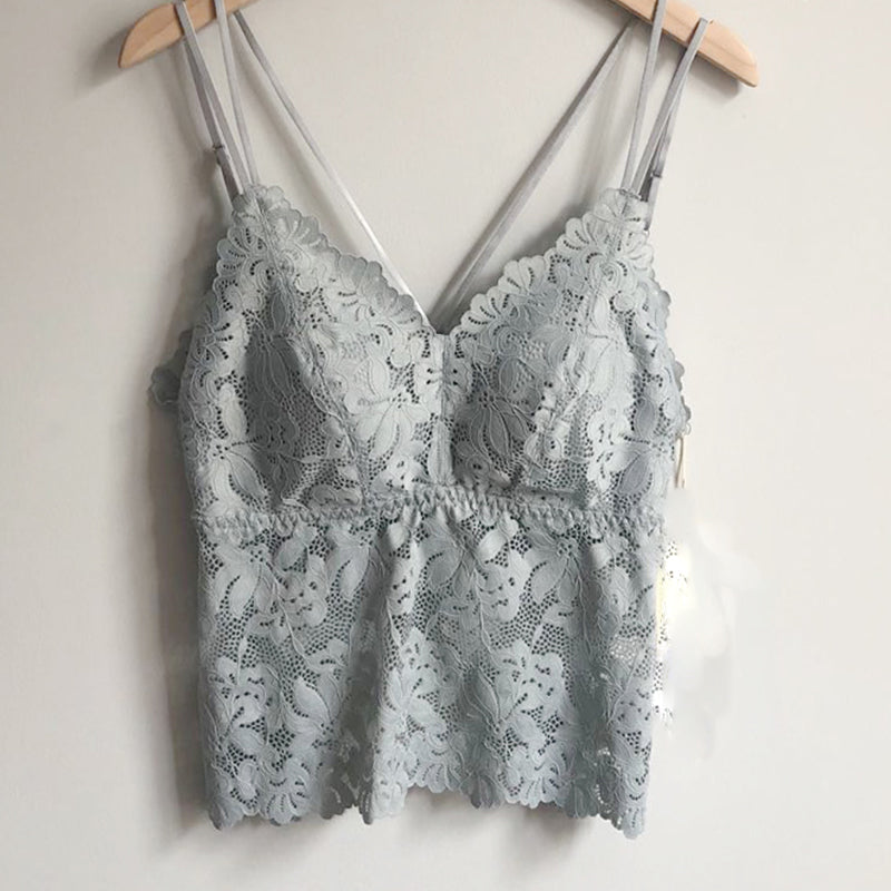 Lace Sexy Back Camisole Bra