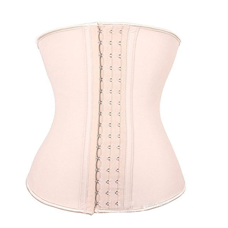 Three-layer Big Buckle 9 Steel Bone Rubber Corset