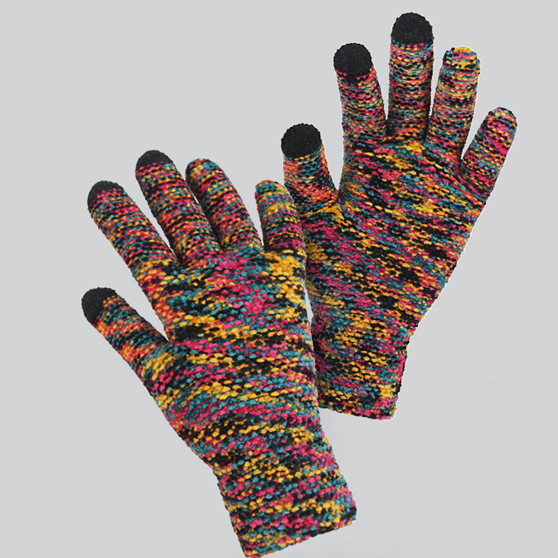 Double Layer Fleece Touchscreen Cycling Warm Gloves