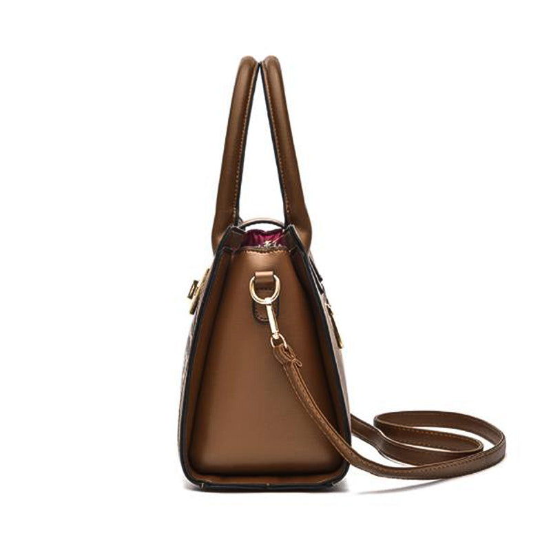 Leopard Retro Handbag Shoulder Square Bag Multi-pockets For Commute and Daily