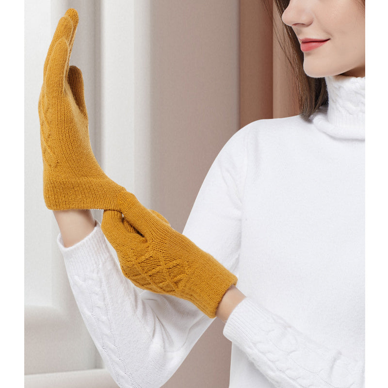 Windproof Knitted Touchscreen Warm Gloves