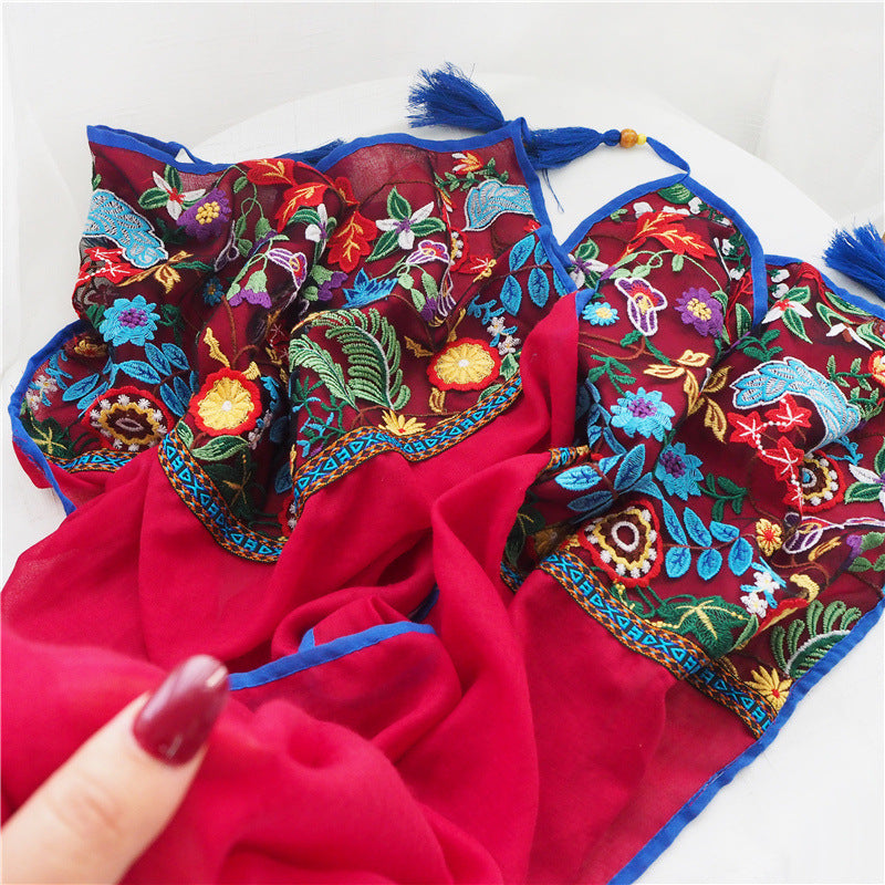 Ethnic Style Scarf For Travel